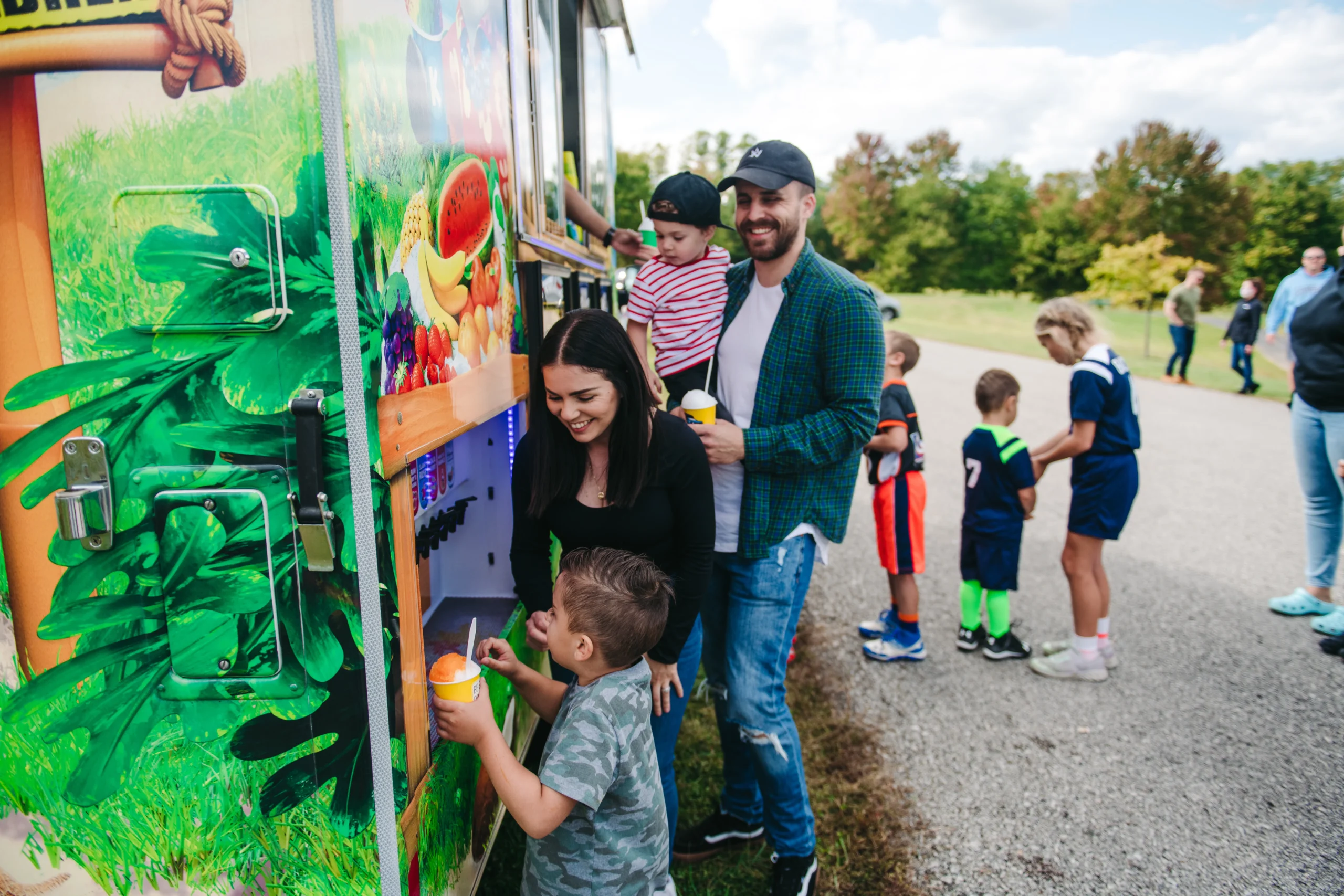 Kona Ice of Haddonfield Food serving