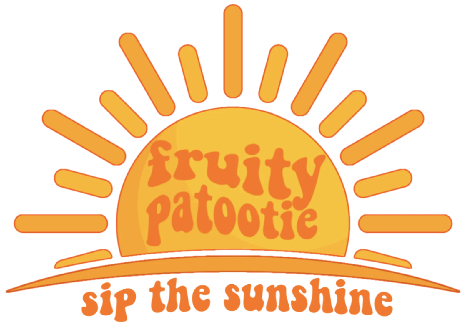 Fruity patootie outlined LOGO