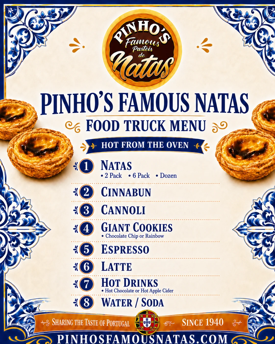 Pinhos Bakery Menu-no price