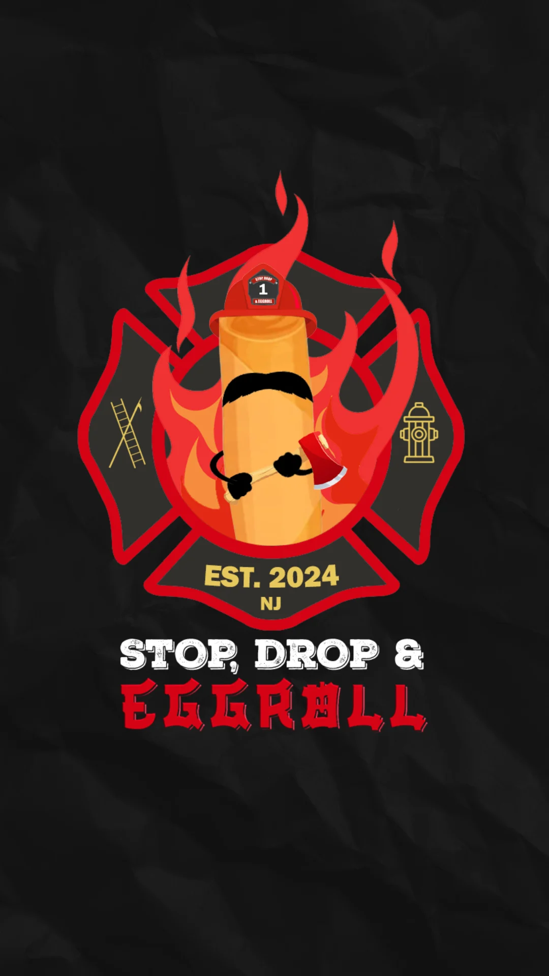 Stop, Drop & Eggroll Logo